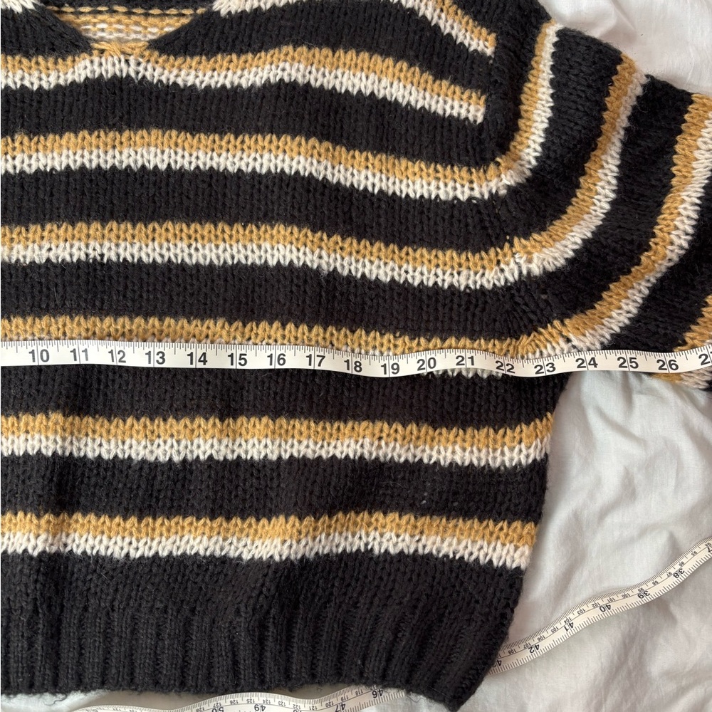 Billabong women’s sweater sizeM loose knit oversized crop balloon sleeves - Picture 9 of 12
